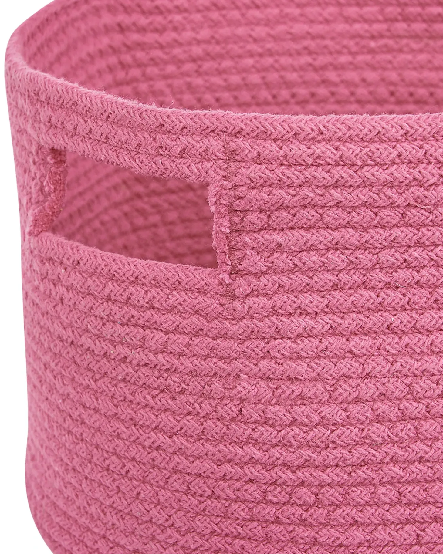 Sæt af 2 kurve CHINIOT Bomuld Fuchsia