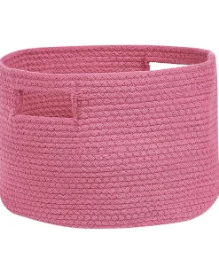 Sæt af 2 kurve CHINIOT Bomuld Fuchsia