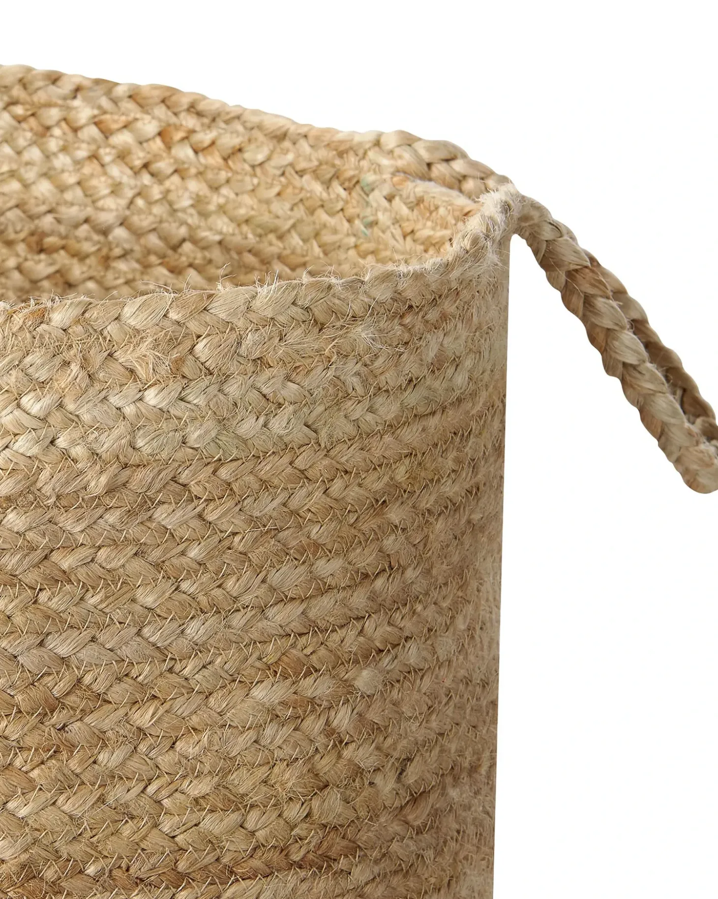 Sæt af 2 kurve GAJAR Jute Navy Blå