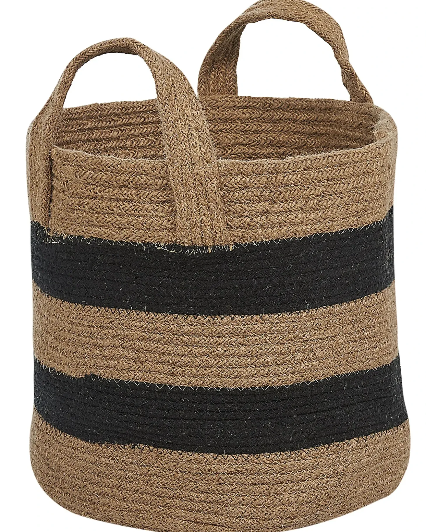 Sæt af 2 kurve GEREDE Jute Naturlig