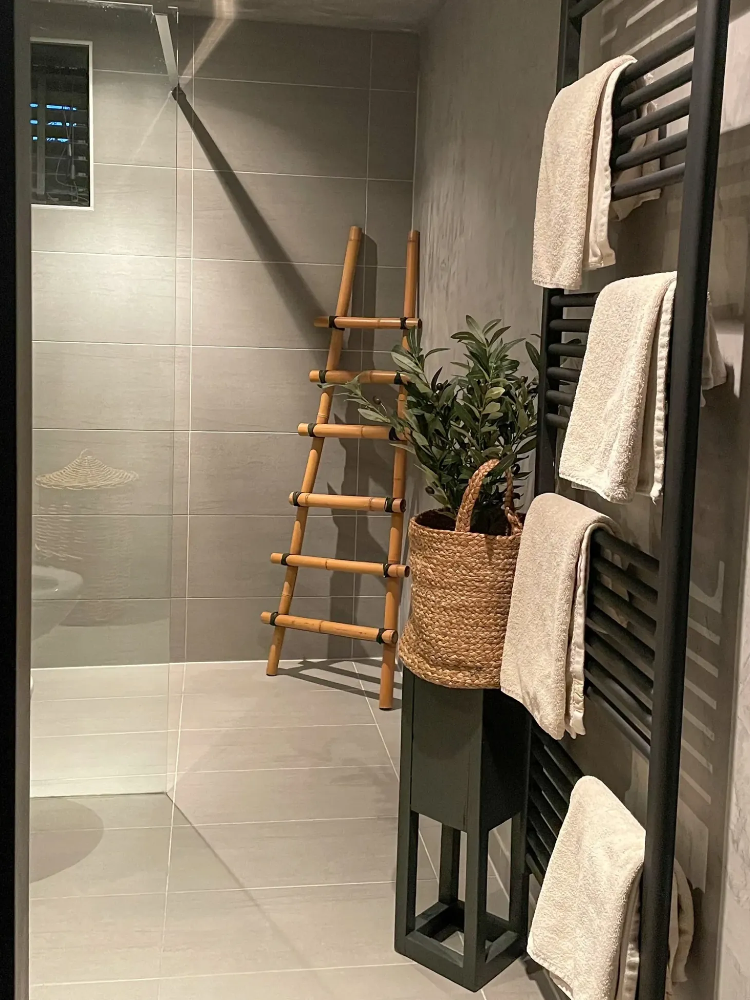 Sæt af 2 kurve KAELLA Jute Sand Beige