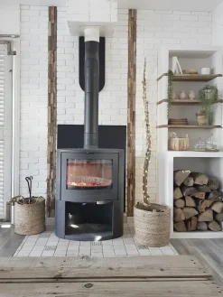 Sæt af 2 kurve KAELLA Jute Sand Beige