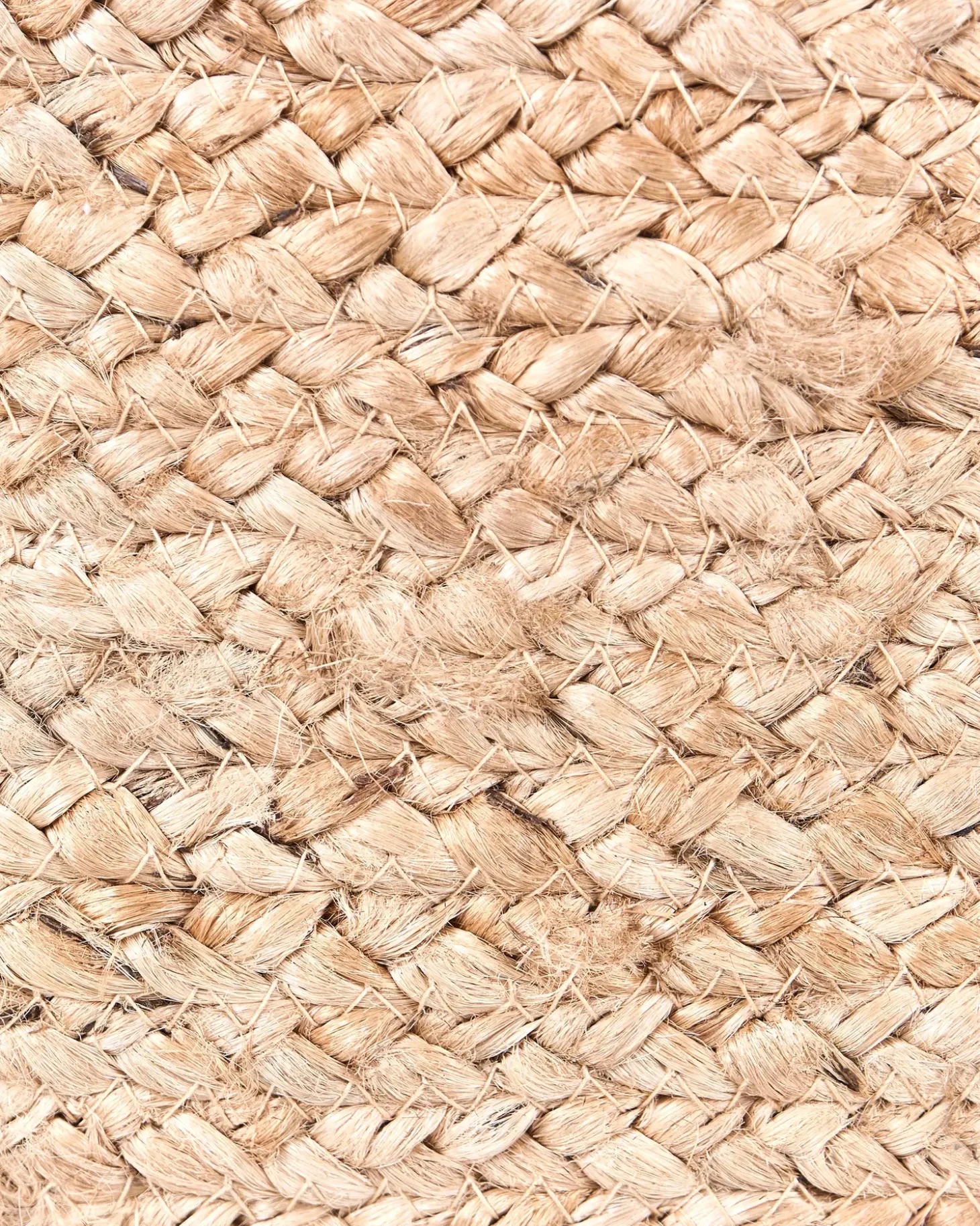 Sæt af 2 kurve KAELLA Jute Sand Beige