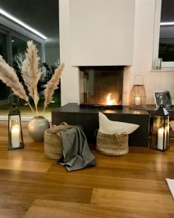 Sæt af 2 kurve KAELLA Jute Sand Beige