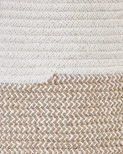 Sæt af 2 kurve PAZHA Bomuld Beige