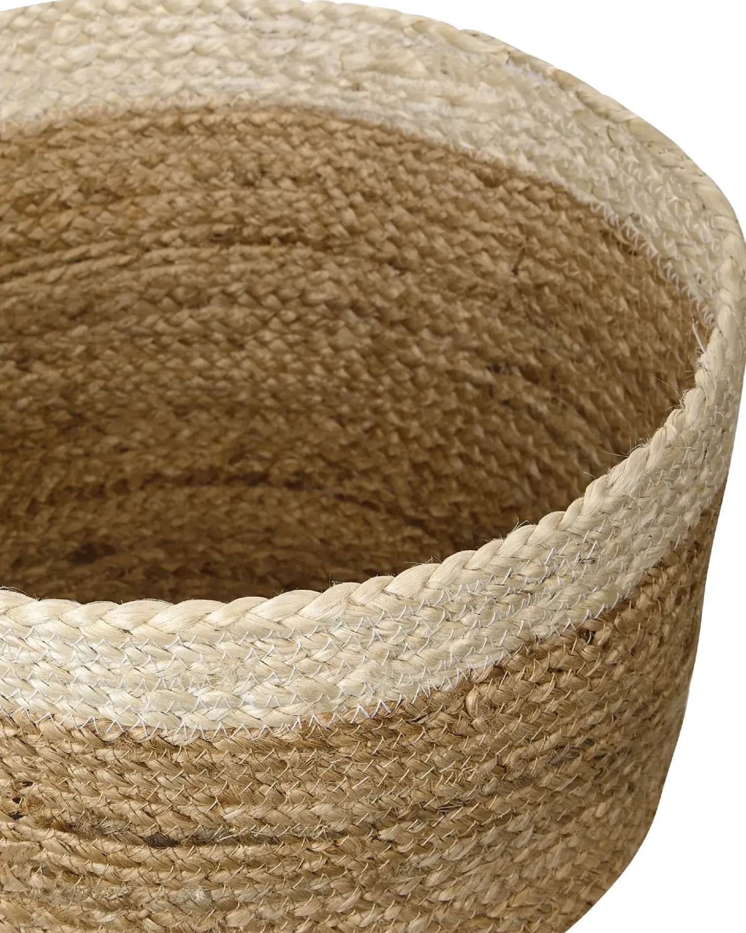 Sæt af 3 kurve TAJORI Jute Naturlig