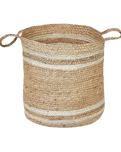Sæt af 3 kurve ZHOB Jute Naturlig