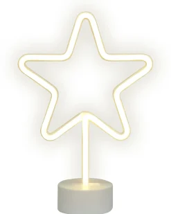 Sæt af 3 LED neonskilte FLORETTA Multifarvet