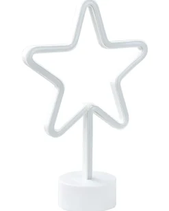 Sæt af 3 LED neonskilte FLORETTA Multifarvet
