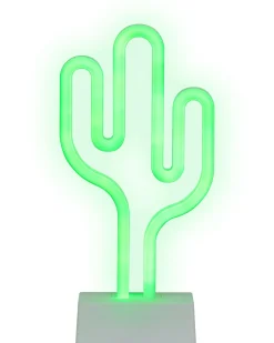 Sæt af 3 LED neonskilte MABEL Multifarvet