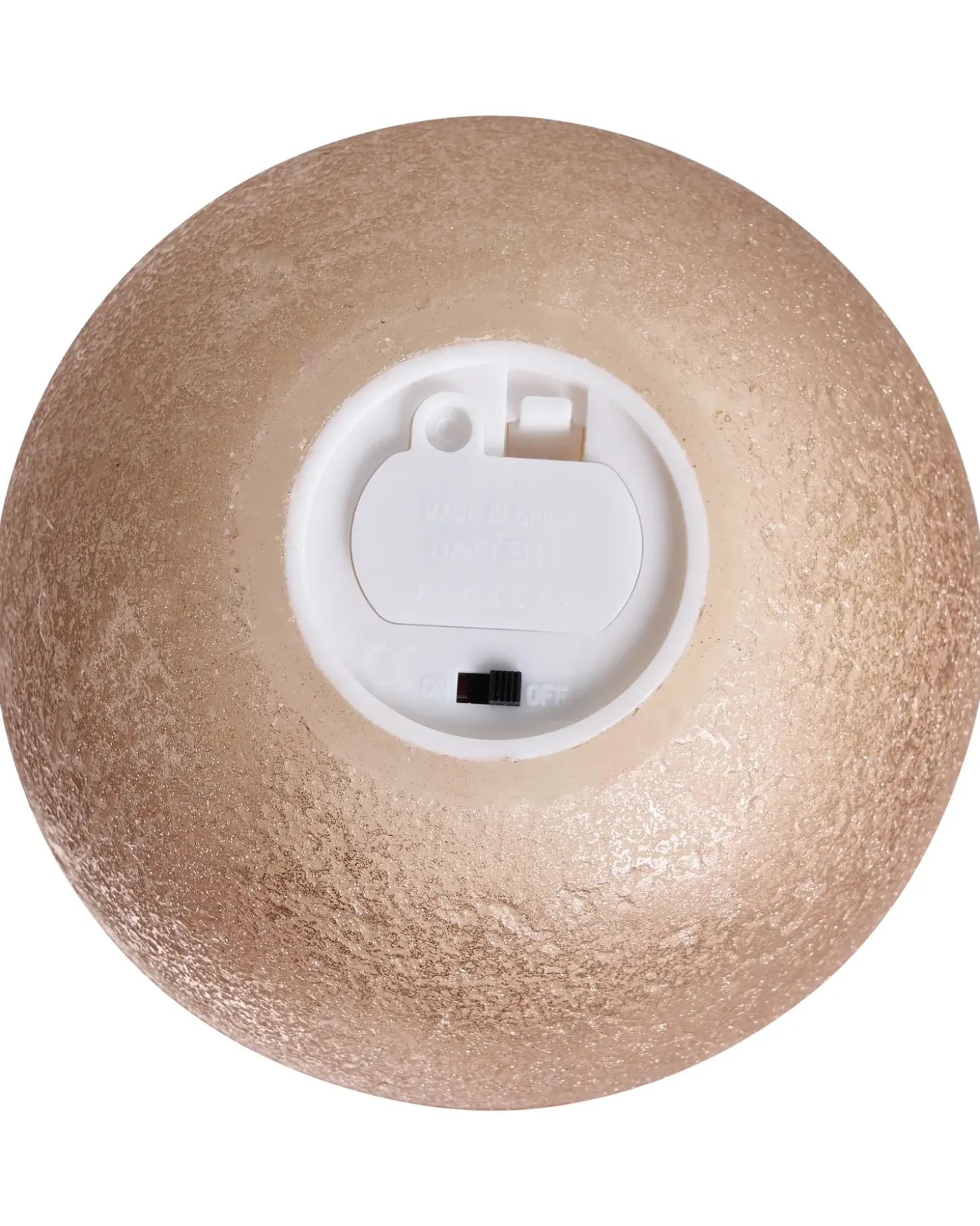 Sæt af 3 LED-stearinlys AMBROSIA 11 cm Guld