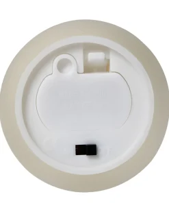 Sæt af 6 LED-stearinlys AURUM 28 cm Cremehvid