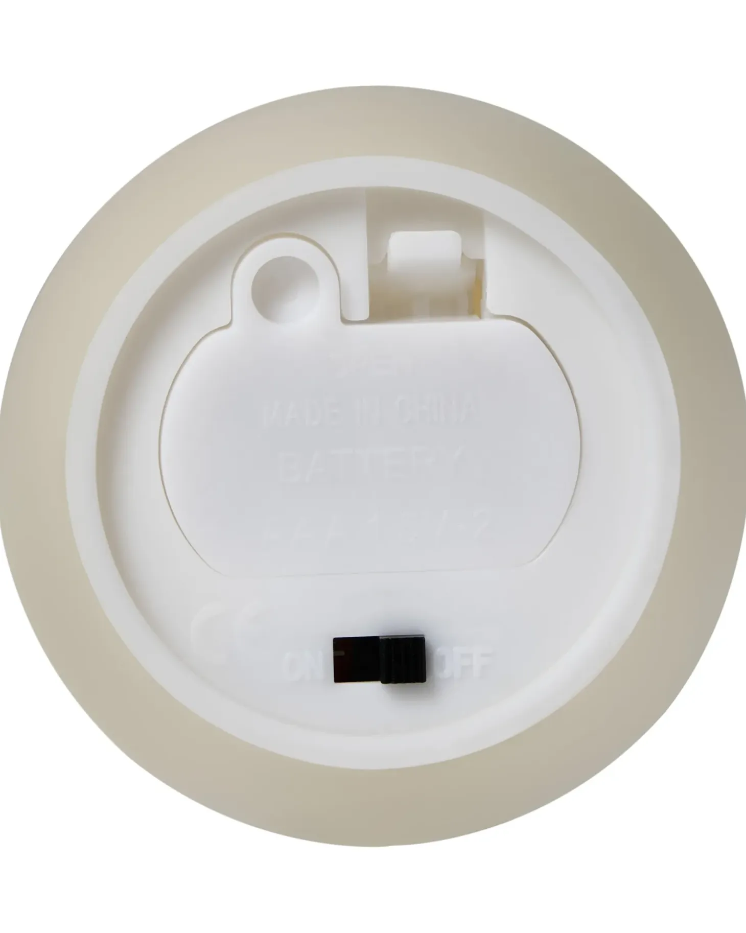 Sæt af 6 LED-stearinlys AURUM 28 cm Cremehvid