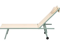 Sæt af 2 liggestole SORONI Metal Beige