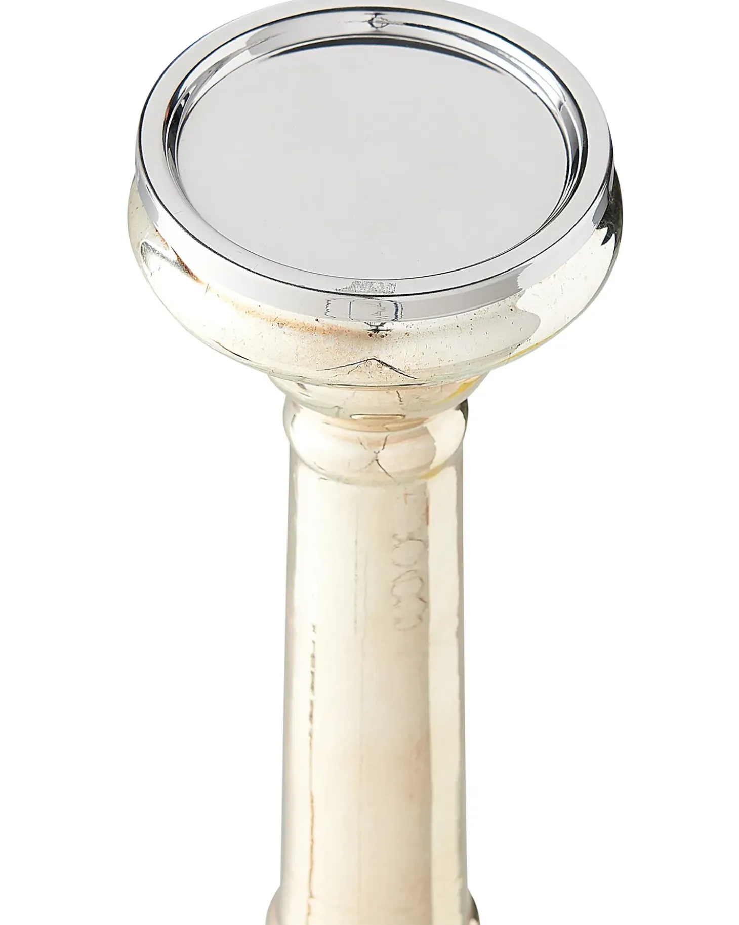 Sæt af 2 lysestager IMARTI Glas 40 cm Guld