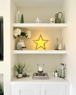 Sæt af 3 lysestager LIWUNG Metal 27/33/38 cm Guld
