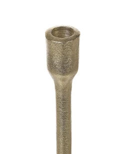 Sæt af 3 lysestager LIWUNG Metal 27/33/38 cm Guld