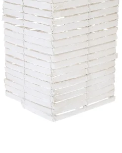 Sæt af 3 lysestager MAROLA Poppeltræ 54/34/20 cm Hvid