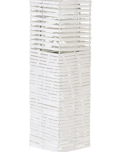 Sæt af 3 lysestager MAROLA Poppeltræ 54/34/20 cm Hvid