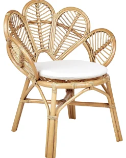 Sæt af 2 påfuglestole FLORENTINE II Rattan Naturlig