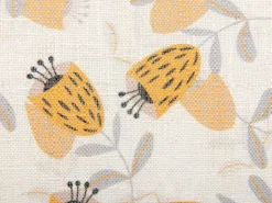 Sæt af 2 pyntepuder ABUTILON 45 x 45 cm Beige Blomstermønster