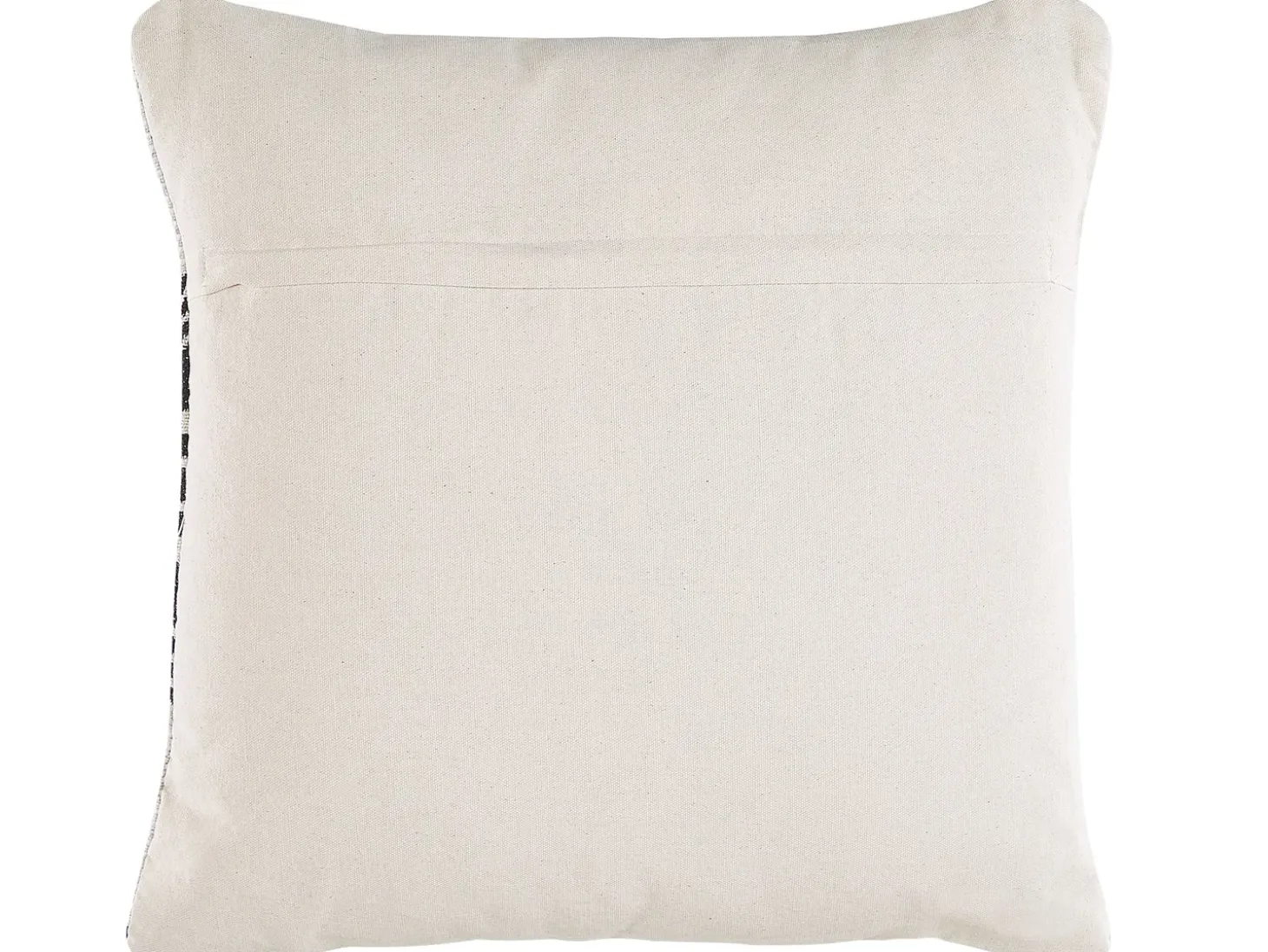 Sæt af 2 pyntepuder ANDIRIN Bomuld 45 x 45 cm Sort Geometrisk mønster