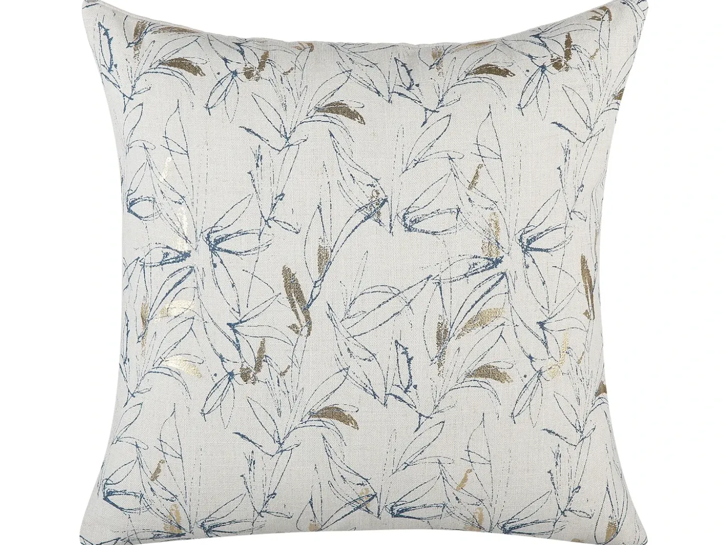 Sæt af 2 pyntepuder ARBOR 45 x 45 cm Beige Blomstermønster