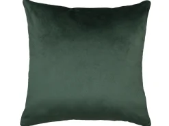 Sæt af 2 pyntepuder BELLEROSE Velour 45 x 45 cm Mørkegrøn Plante mønster