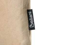 Sæt af 2 pyntepuder BELLE Velour 30 x 50 cm Beige Ensfarvet