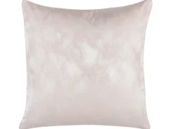 Sæt af 2 pyntepuder CASSIA 45 x 45 cm Lyserød Geometrisk mønster