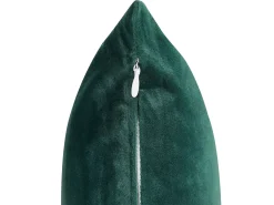 Sæt af 2 pyntepuder CEROPEGIA Velour 45 x 45 cm Smaragdgrøn Geometrisk mønster