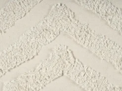 Sæt af 2 pyntepuder CRATAEGUS Bomuld 40 x 60 cm Lys Beige Geometrisk mønster