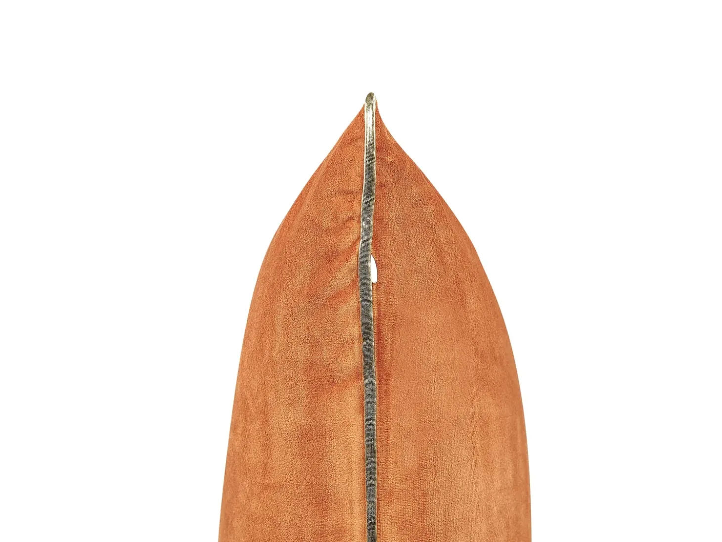 Sæt af 2 pyntepuder CROCUS Velour 45 x 45 cm Orange Abstraktmønster
