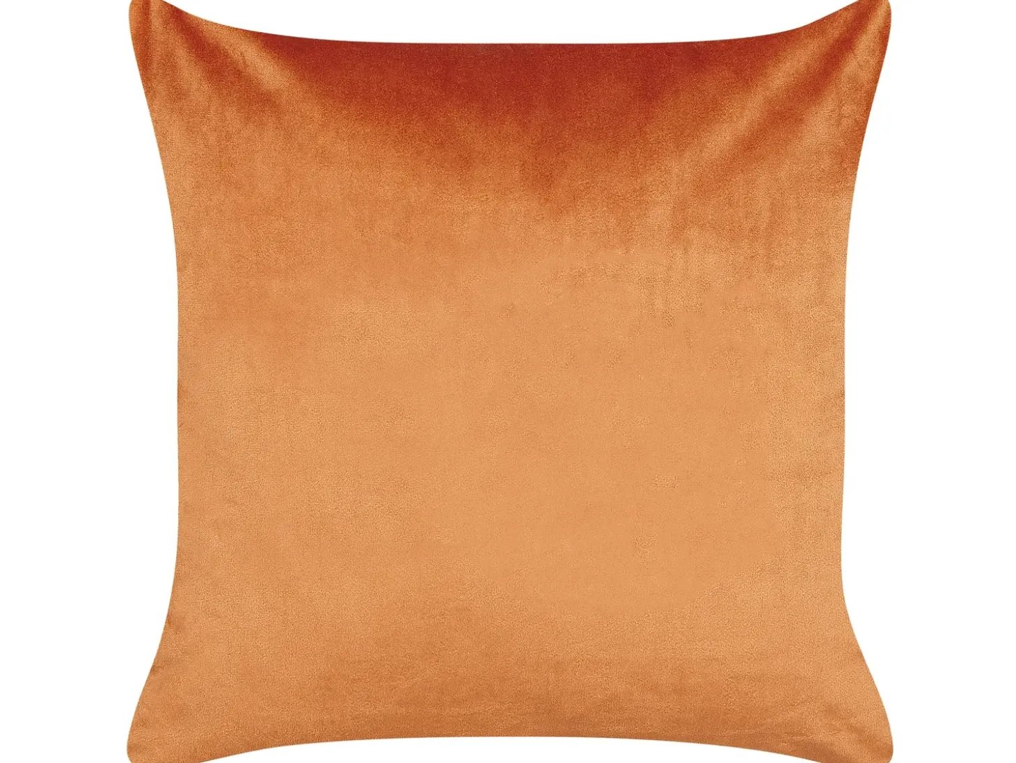 Sæt af 2 pyntepuder CROCUS Velour 45 x 45 cm Orange Abstraktmønster