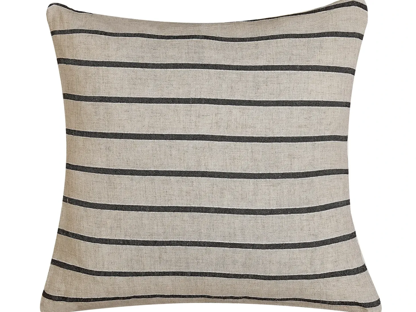Sæt af 2 pyntepuder CYNARA Bomuld 43 x 43 cm Beige Stribet mønster