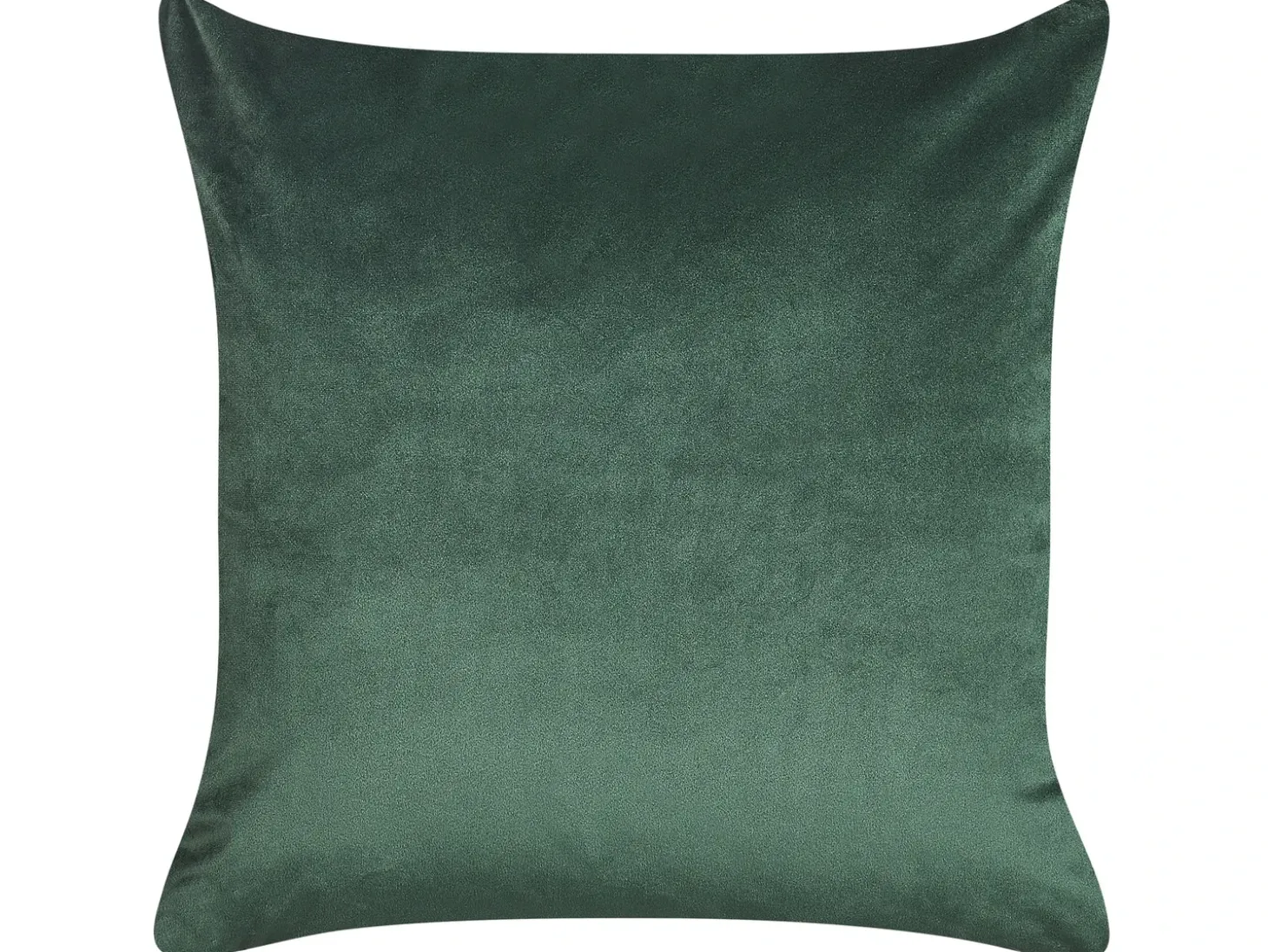 Sæt af 2 pyntepuder DAFFODIL Velour 45 x 45 cm Smaragdgrøn Blomstermønster