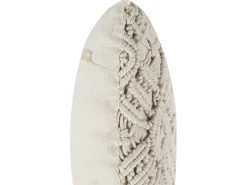 Sæt af 2 pyntepuder ESENKOY Bomuld 50 x 50 cm Lys Beige Geometrisk mønster