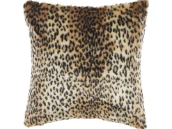 Sæt af 2 pyntepuder FOXTAIL Kunstig pels 45 x 45 cm Brun Dyremønster