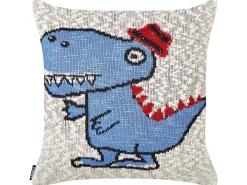 Sæt af 2 pyntepuder GAMBIR Bomuld 45 x 45 cm Blå