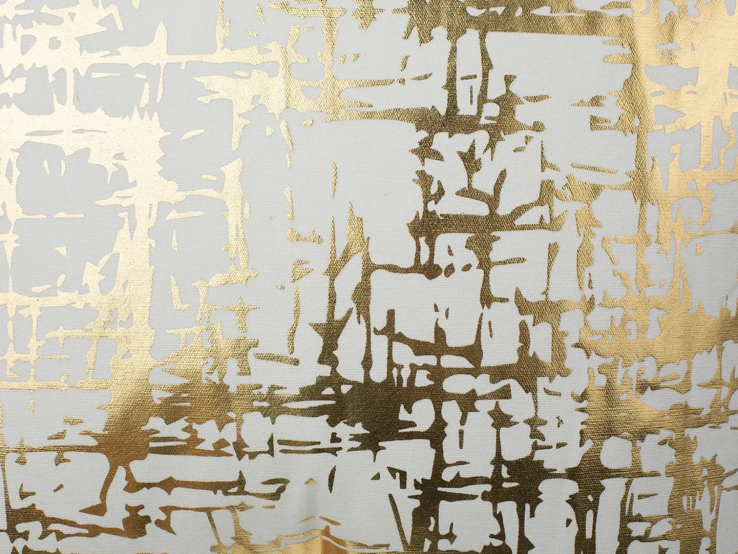 Sæt af 2 pyntepuder GARDENIA Bomuld 45 x 45 cm Guld Abstraktmønster