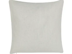 Sæt af 2 pyntepuder GOMPHRENA 45 x 45 cm Lys Beige Plante mønster