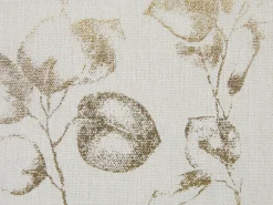 Sæt af 2 pyntepuder GOMPHRENA 45 x 45 cm Lys Beige Plante mønster