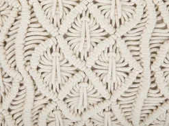 Sæt af 2 pyntepuder GOREME Bomuld 45 x 45 cm Lys Beige Geometrisk mønster