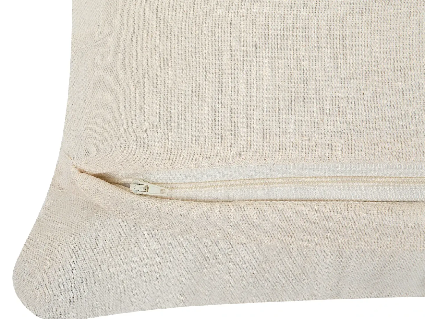 Sæt af 2 pyntepuder GOREME Bomuld 45 x 45 cm Lys Beige Geometrisk mønster