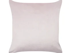 Sæt af 2 pyntepuder IBERIS Velour 45 x 45 cm Lyserød