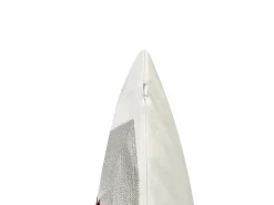 Sæt af 2 pyntepuder JELLIES Velour 45 x 45 cm Cremehvid