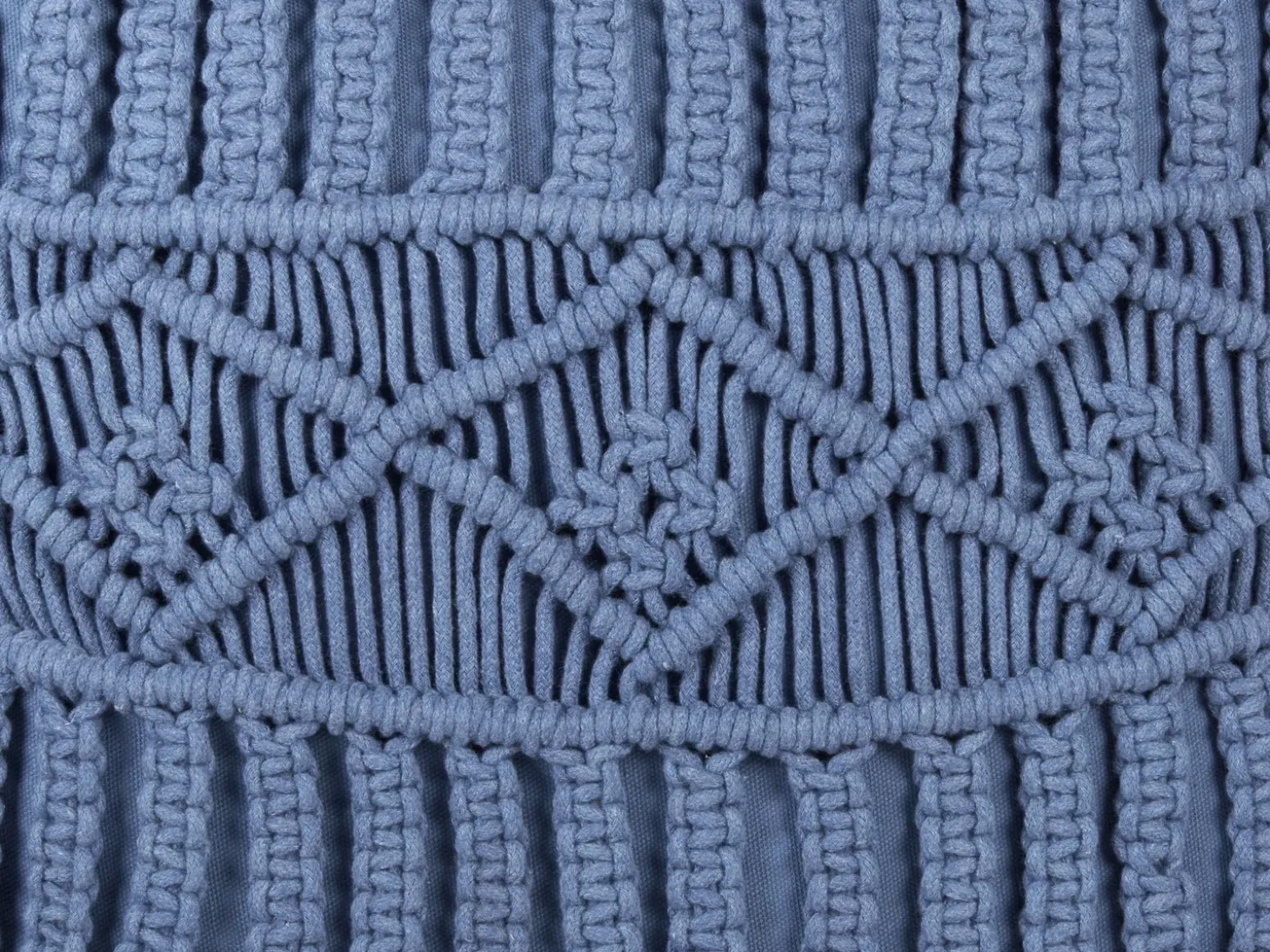 Sæt af 2 pyntepuder KARATAS Bomuld 45 x 45 cm Blå Geometrisk mønster