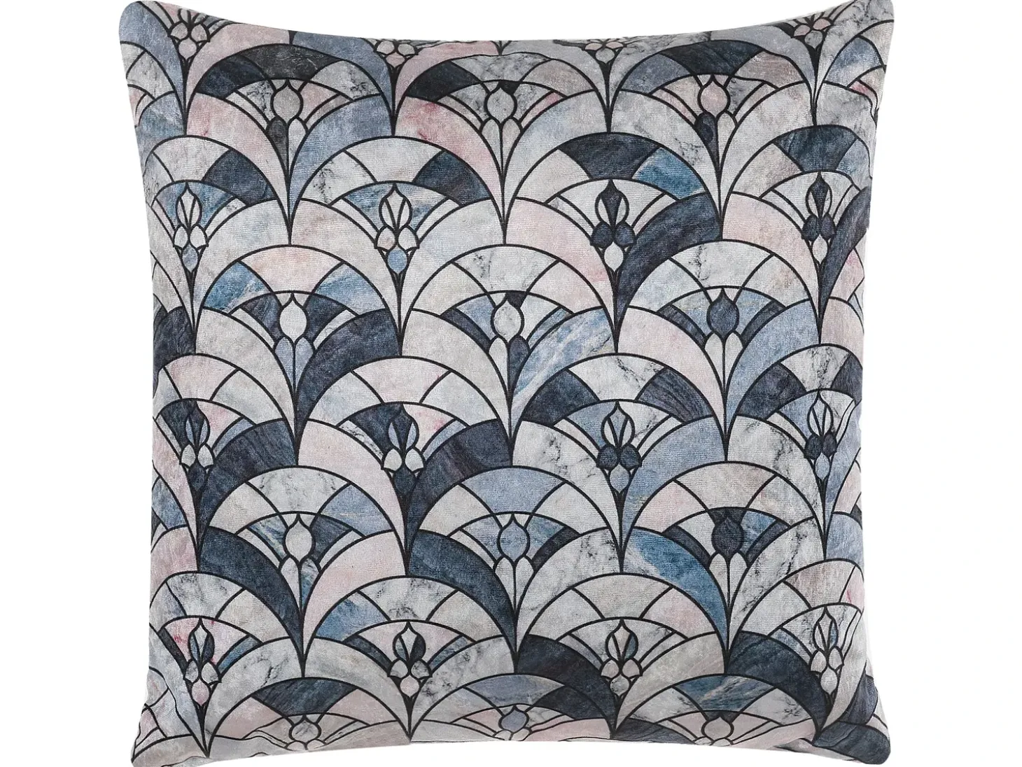 Sæt af 2 pyntepuder KOODAL 45 x 45 cm Multifarvet Geometrisk mønster