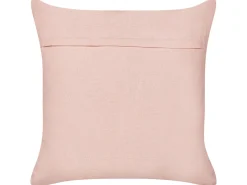 Sæt af 2 pyntepuder LEEA Bomuld 45 x 45 cm Pastellrosa