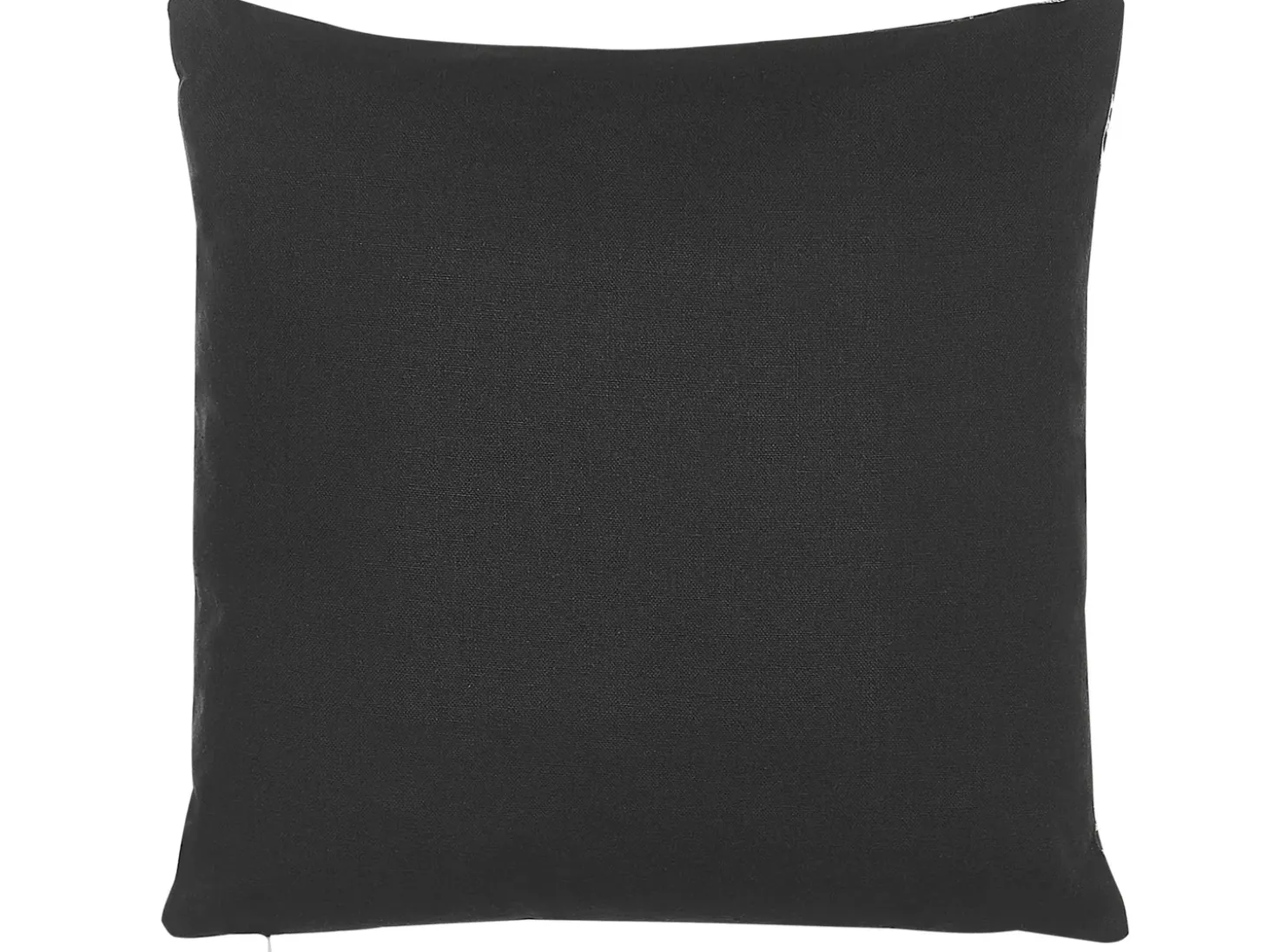 Sæt af 2 pyntepuder LEROY Bomuld 45 x 45 cm Sort Julemønster